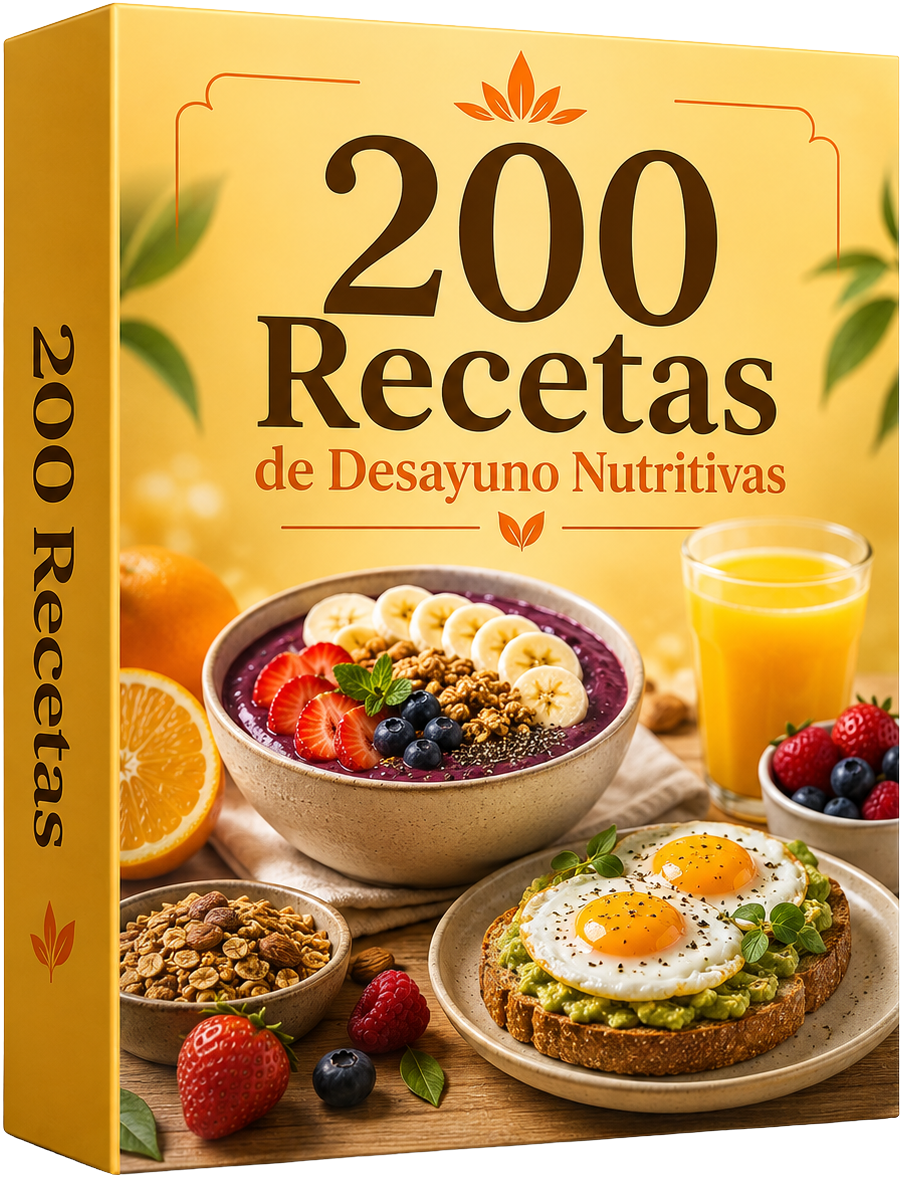 200 Recetas de Desayuno Nutritivas
