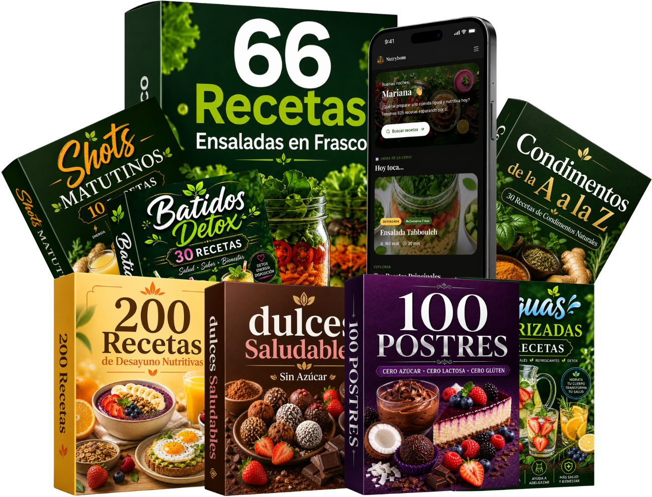 Ensaladas en Frasco con todos los bonos